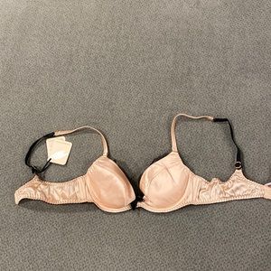 Agent Provocateur 32B Felinda Bra Nude/Black NWT